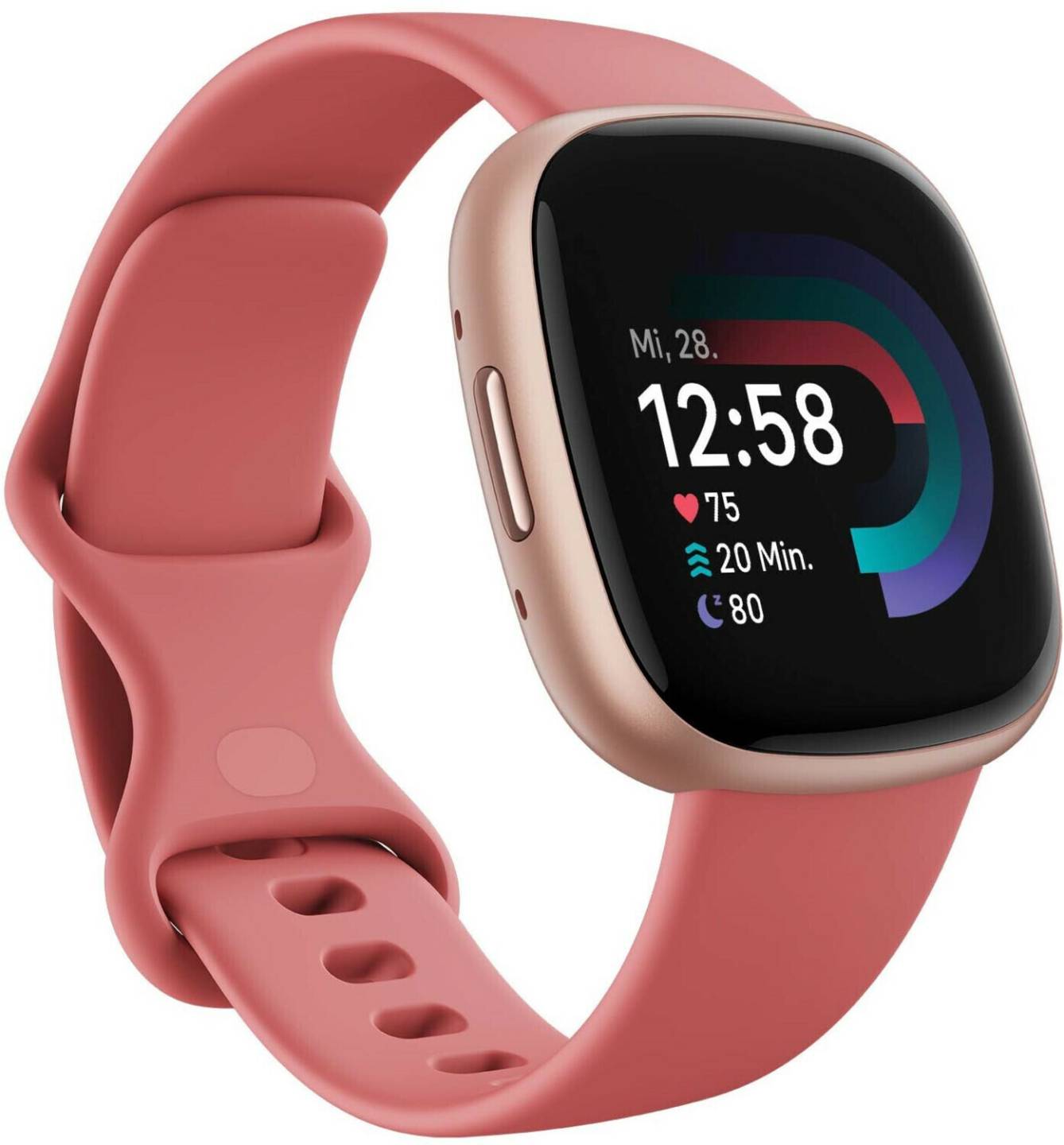 Fitbit Versa 4Sandrosa/Aluminium in Kupferrosé Fitbit Versa 4