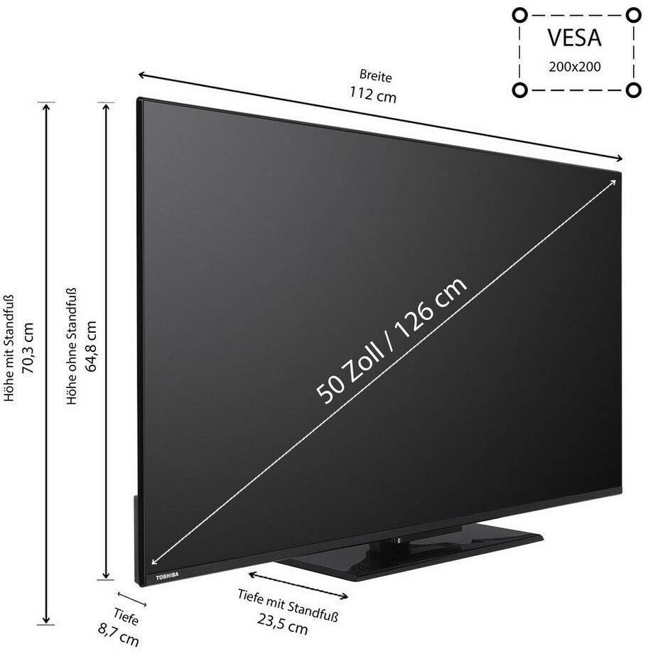 Toshiba UV3463DAW Toshiba UV3463DAW50UV3463DAW (50 Zoll)