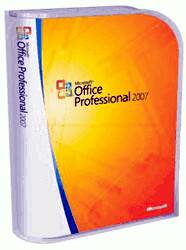 Microsoft Office 2007 Professional (DE)Upgrade Office-Programme